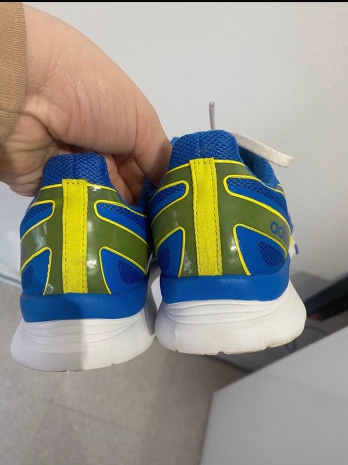 Basket Adidas adizero bleu - photo numéro 7