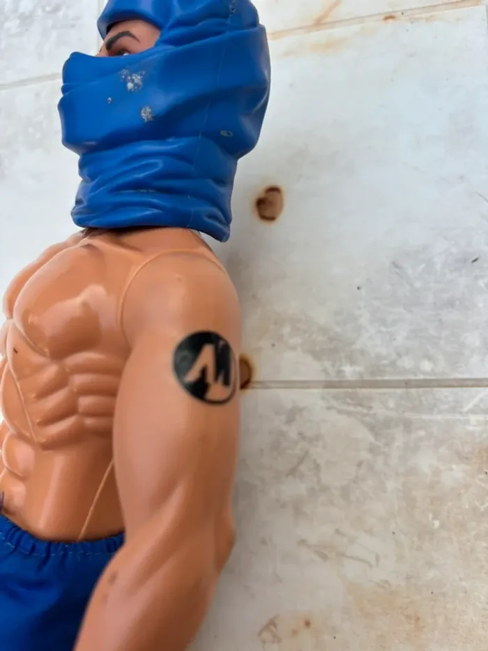Action Man Ninja Bleu 1996 – Yeux Mobiles – Figurine Vintage Hasbro - photo numéro 4