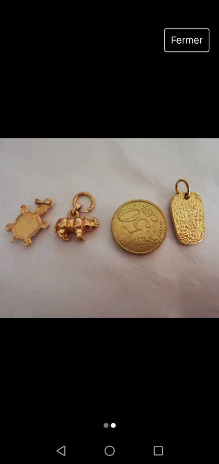 Magnifique lot pendentifs vintage - photo numéro 2