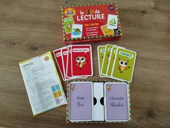 Jeu éducatif, Chouette, Le jeu de lecture, 6 / 7 ans, CP, Hatier, TBE