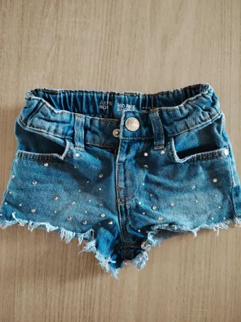 Short court strass 2/3 ans fille