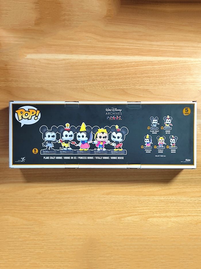Funko Pop! Plane Crazy Minnie / Minnie On Ice / Princess Minnie / Totally Minnie / Minnie Mouse - 5 Pack (Walt Disney Archives) - photo numéro 6