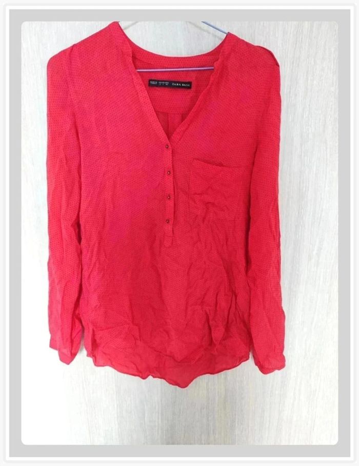 Blouse à pois, Zara - photo numéro 2