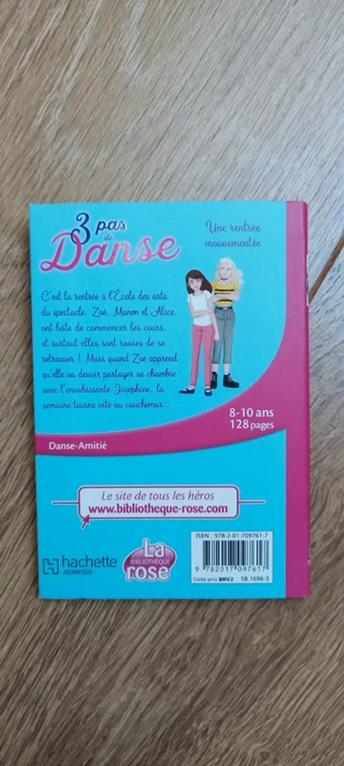 Une rentrée mouvementée - 3 pas de danse - bibliothèque rose 8-10 ans