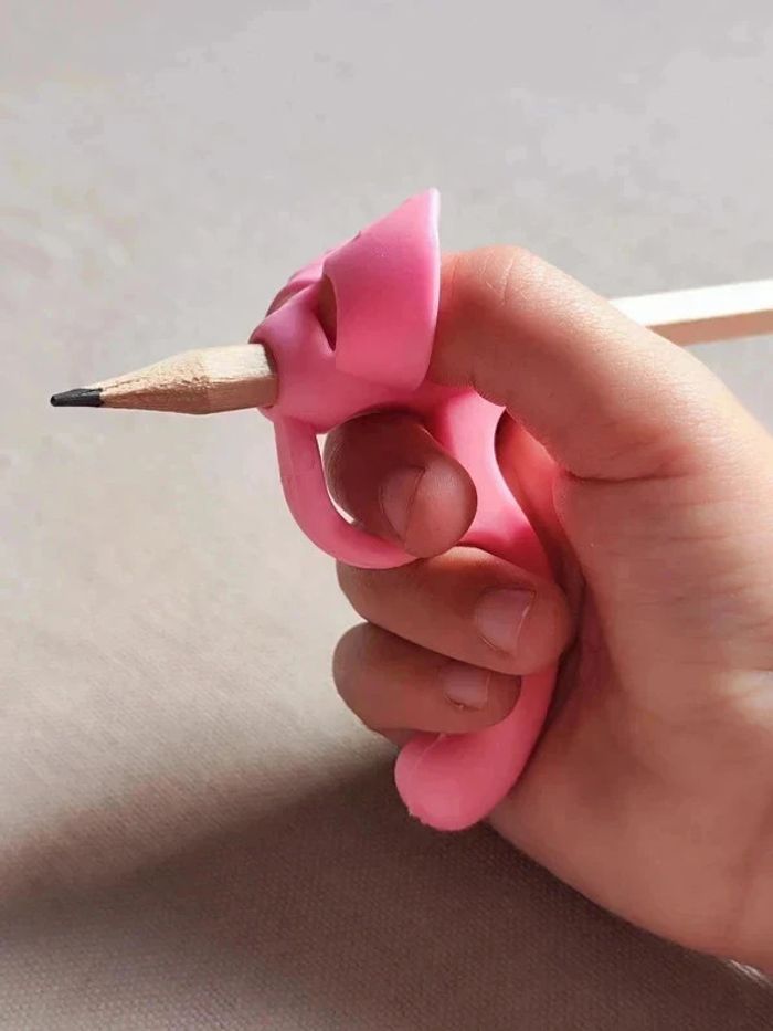 Correcteur de posture d'écriture en silicone souple