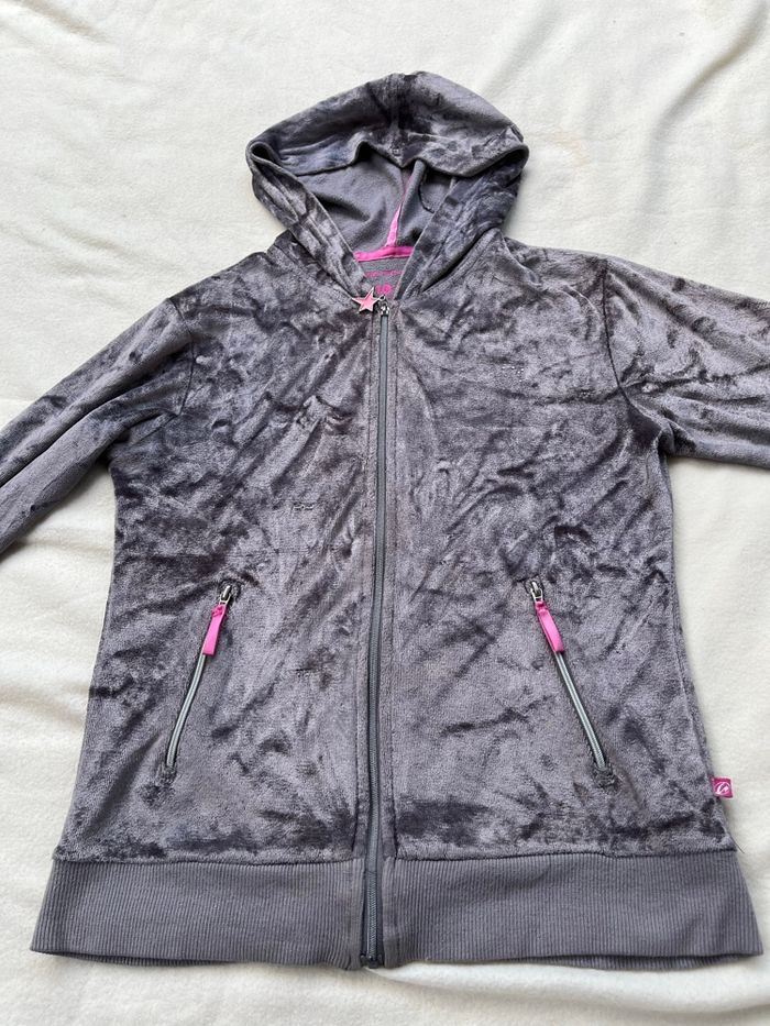 Gilet velours doux 12 ans