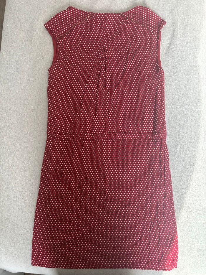 Robes Caroll bordeaux/bleu marine - photo numéro 7