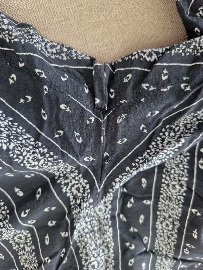Pantalon noir a motif blanc, Pierre Catel - photo numéro 8