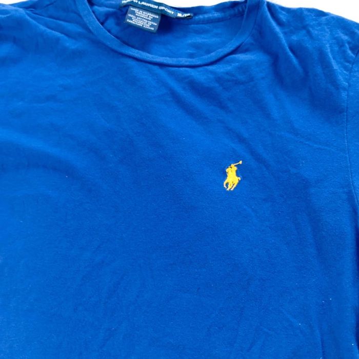 T-shirt Ralph Lauren Sport Taille XL Enfants Couleur Bleu - photo numéro 4