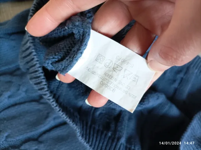 Pull torsadé vintage femme 36/38 - photo numéro 3