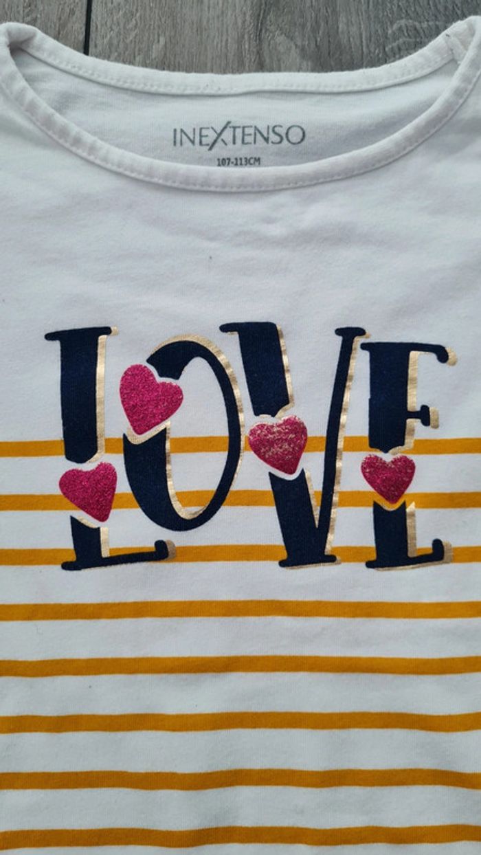 Tee-shirt Love in extenso 5 ans - photo numéro 2