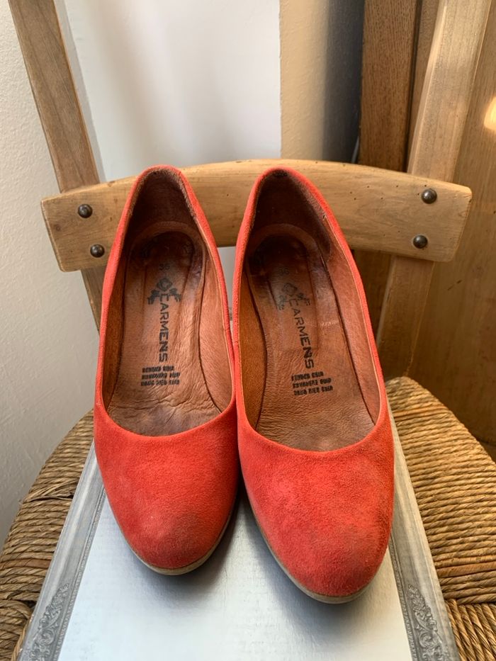 Escarpins daim - photo numéro 3