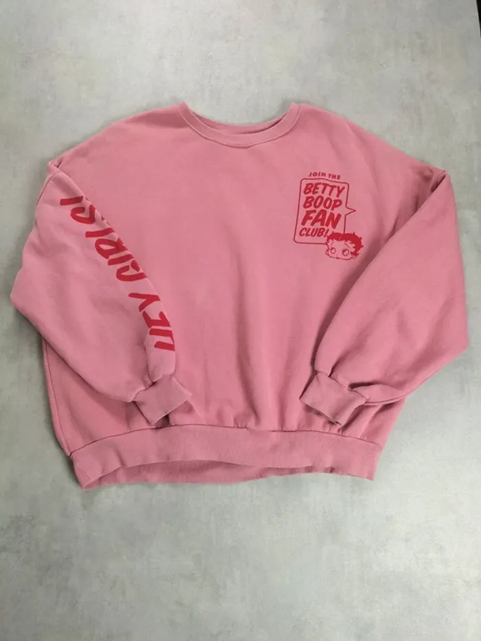 Sweat Betty Boop Pull&Bear – Taille S - photo numéro 2