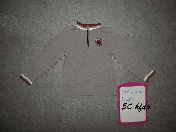 tee shirt orchestra taille 8 ans