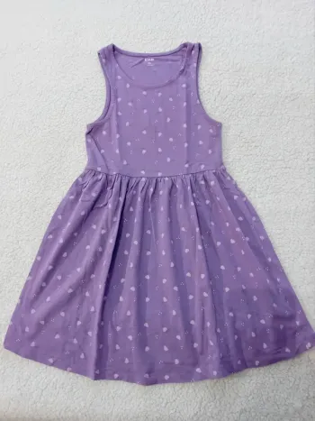 Robe violet Kiabi 8 ans