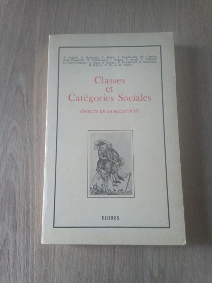 Classes et catégories Sociales. Aspects de la recherche. - photo numéro 2