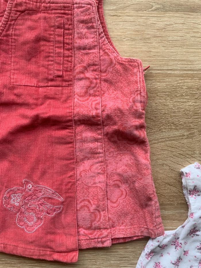 • Deux robes velours ~ Fille 6 mois • - photo numéro 7