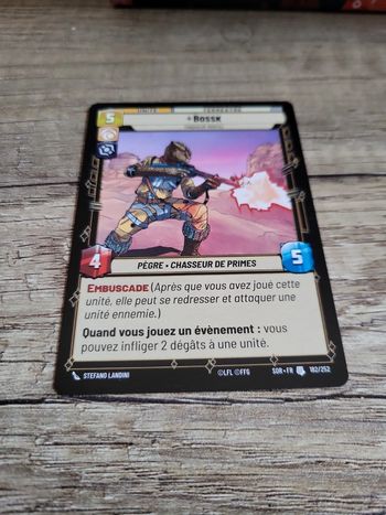 Carte Star Wars Unlimited Bossk