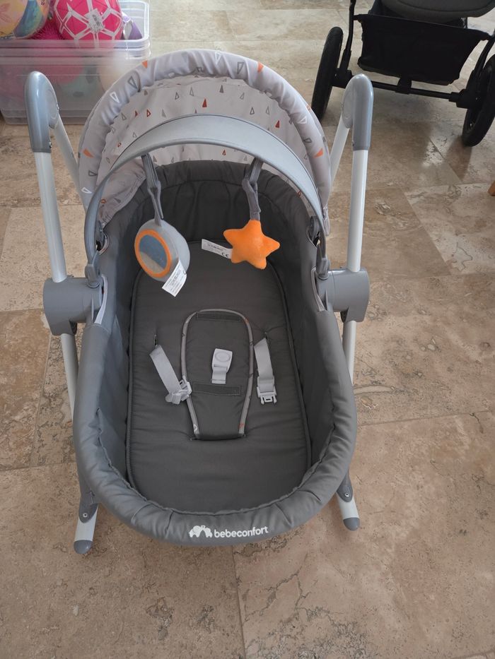🌟 Transat Berceau Calys Bébé Confort – 3 en 1, Évolutif et Pratique