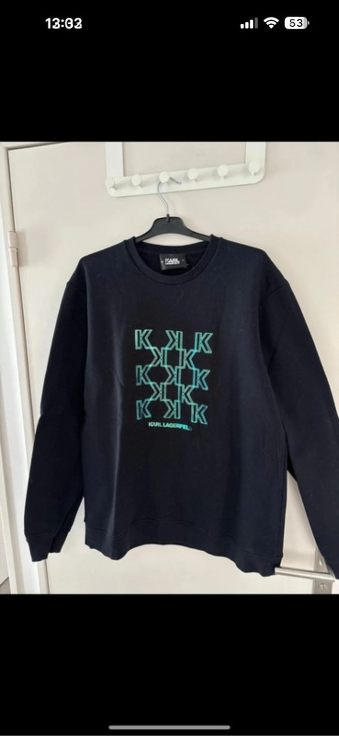Sweat-shirt noir Karl Lagerfeld taille xxl