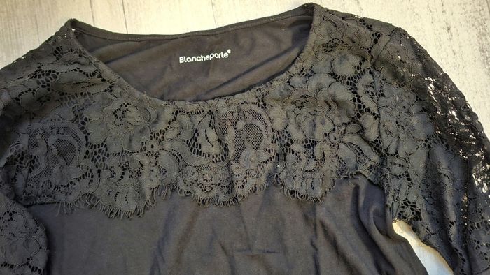 Blouse/Haut manches dentelle - photo numéro 2