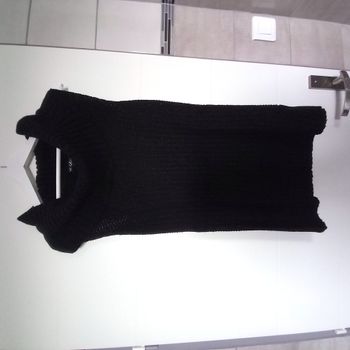 Pull long col roulé noir No Excuse T.38/40