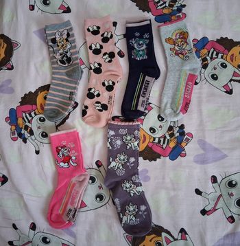 Lot 6 paires de chaussettes licences 27/30