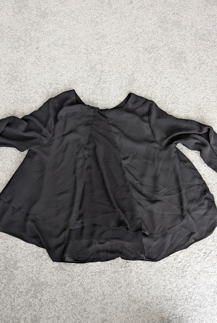 Blouse noire légère - photo numéro 2