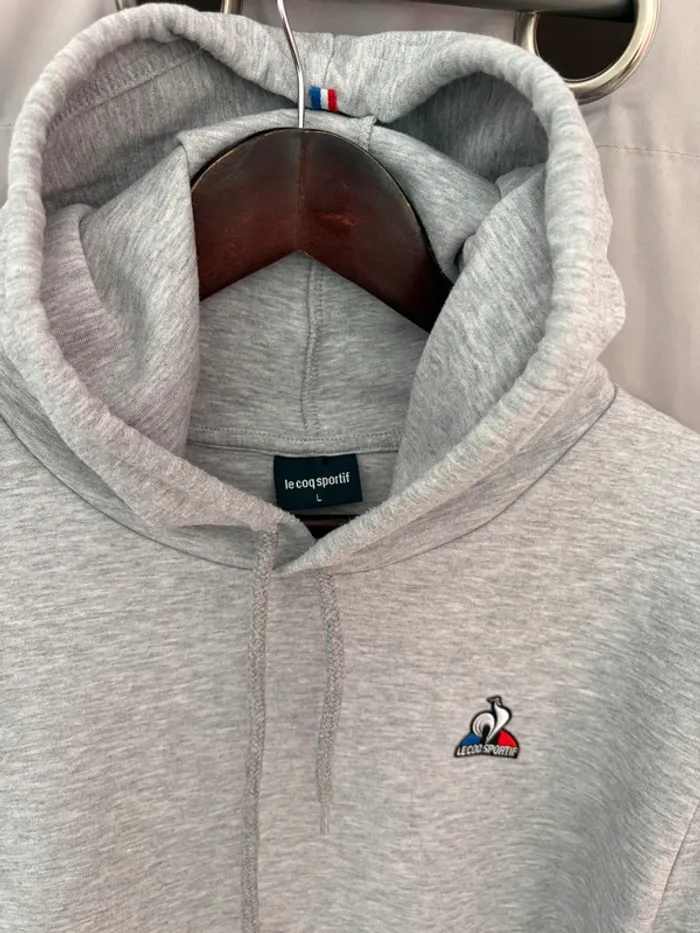 Sweat-pull à capuche le coq sportif - photo numéro 3