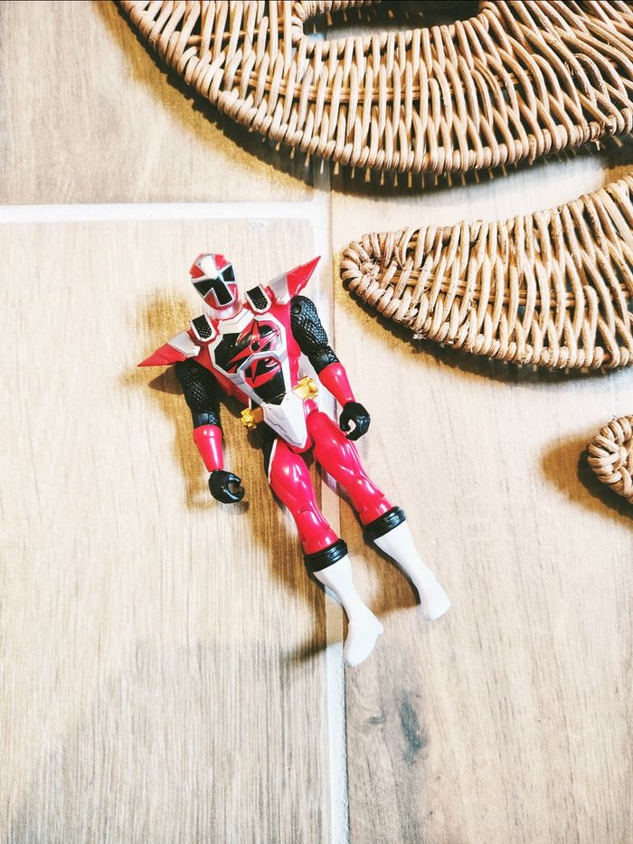 🙅 Power rangers ninja steel figurine articulée du ranger Maître rouge marque bandai