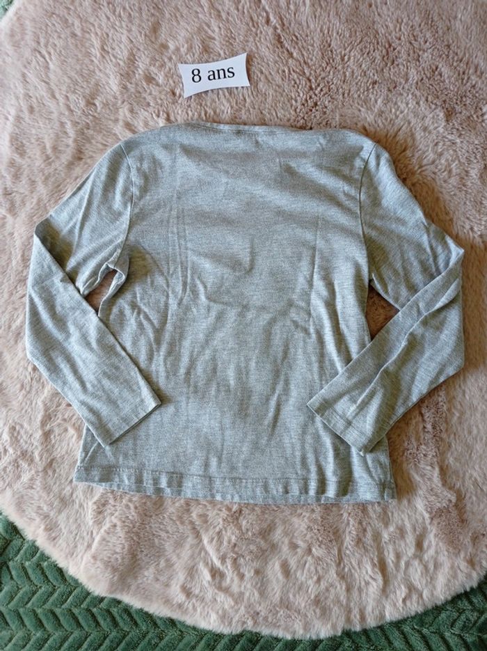 T-shirt ML papillon Kiabi 8 ans - photo numéro 2