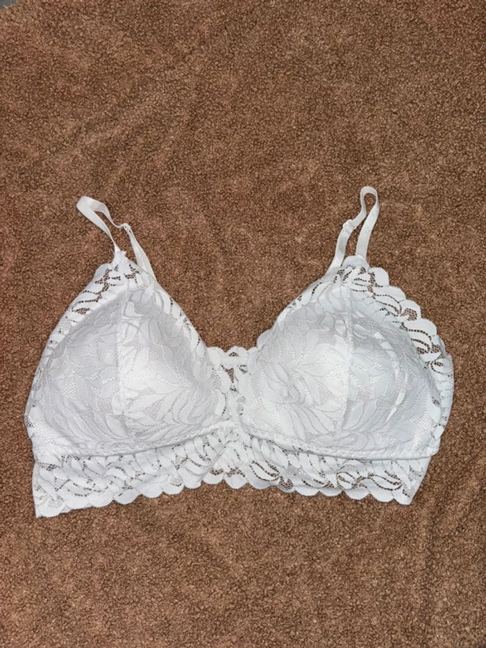Soutien-gorge / brassière sans armatures blanc