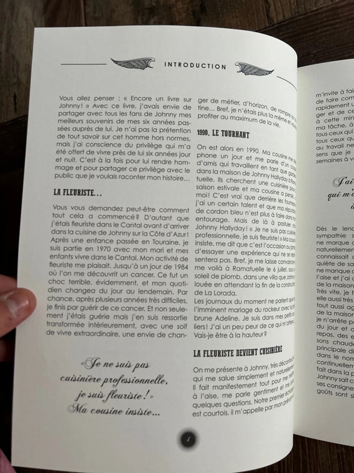 les recettes préférées de johnny Hallyday - Jacqueline Benoist sa cuisinière - hachette laura smet - photo numéro 4