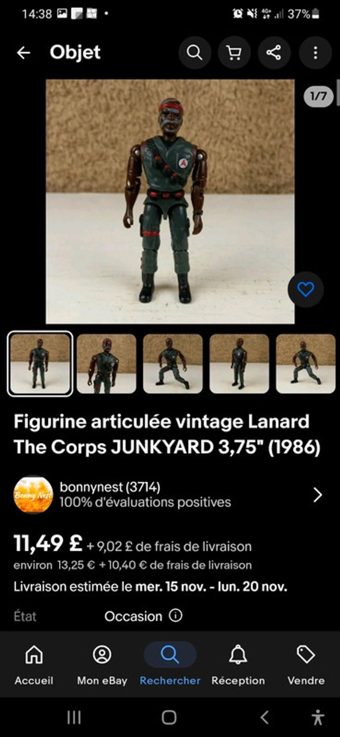 Personnage the corps militaire vintage - photo numéro 7