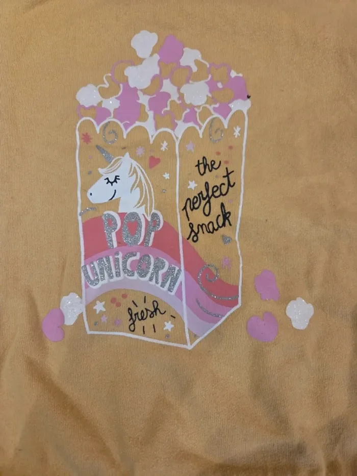 Sweat moutarde licorne - photo numéro 3