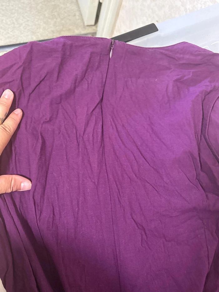 Robe violette taille 44 marque c.b fashion - photo numéro 6