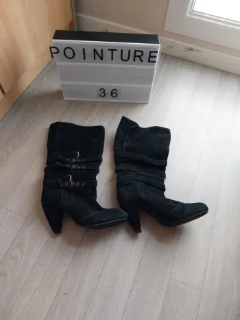 Botte à talons femme pointure 36