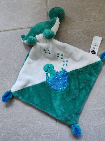 Doudou Dino vert