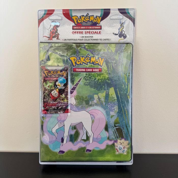 Pokémon Portfolio Pikachu + Booster EV01 Ecarlate et Violet Fr - Pokémonshop