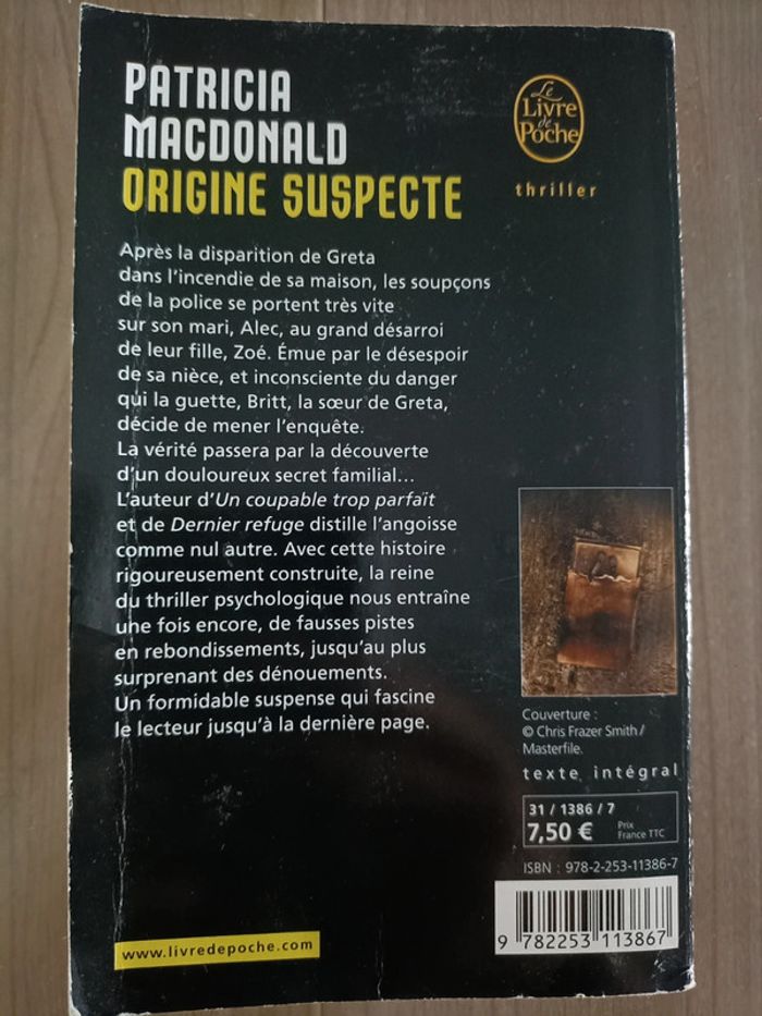 Livre origine suspecte - photo numéro 2