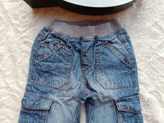 Pantalon confortable style jeans Garçon 2 ans Orchestra 100% coton - photo numéro 3