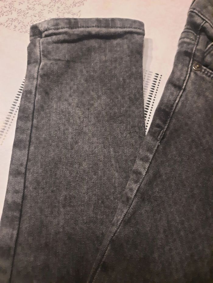 Pantalon jean noir jbc taille 38 - photo numéro 4