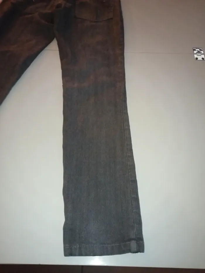 Jean sismix taille 32 gris élastique réglable - photo numéro 14
