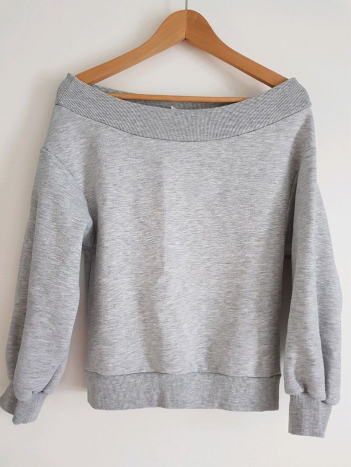 Sweat col bateau