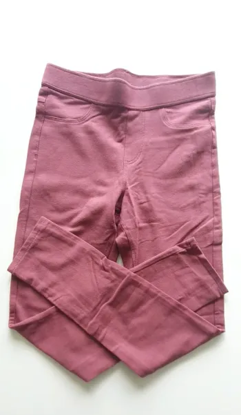 Jegging vieux rose Kiabi 10 ans