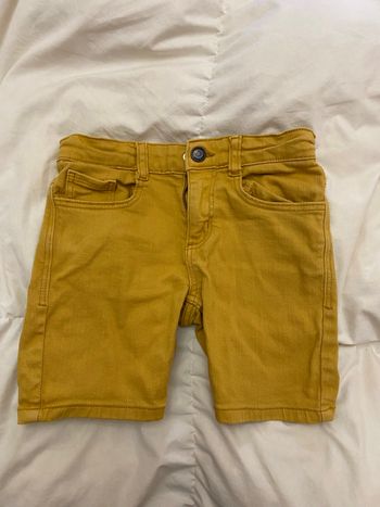 Short jaune moutarde  Kiabi   