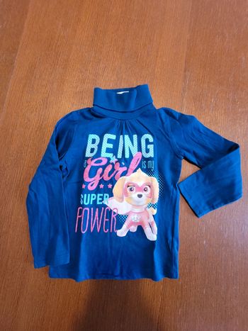 Tee-shirt col roulé Pat'Patrouille 4 ans