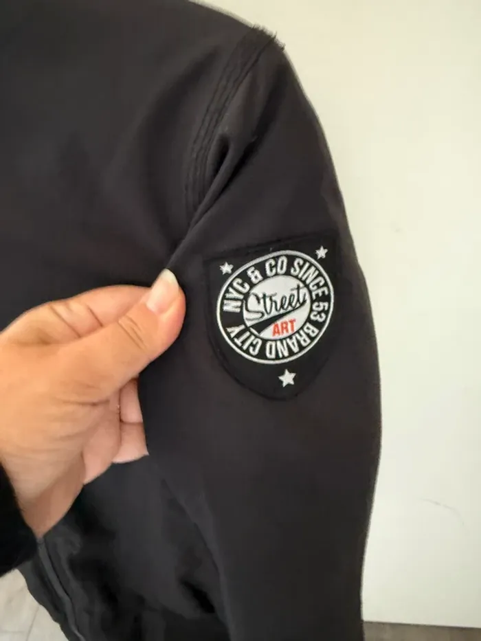 Blouson noir Firefly garçon 8 ans - photo numéro 2