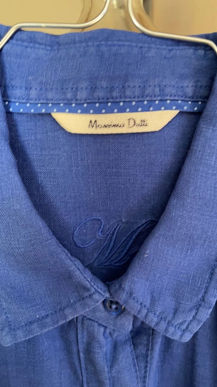 Chemisier manche courte taille 38 Massimo Dutti - photo numéro 2