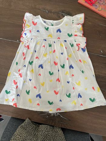Robe cœurs fille